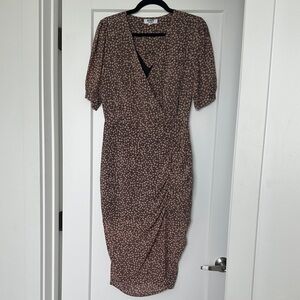 Floral Dress with high slit